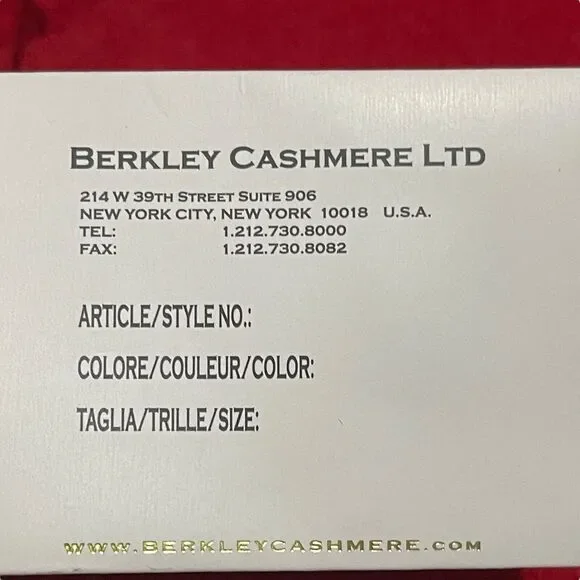 Berkley Long Sleeve Sweater Red Cashmere Women Size 1X New with Tags Gorgeous - Picture 4 of 7